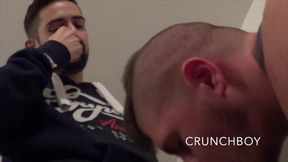 2096 French Slut Fucked Barbakc by His Friend on Sling