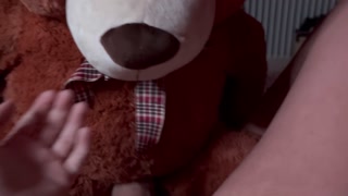 Fucking Hard With My Teddy Bear I End Up Squirting