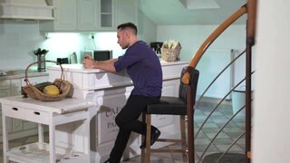 Consoling my hung stepbrother with my wet tight pussy