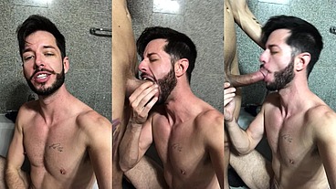 Brincando com o pau do meu amigo
