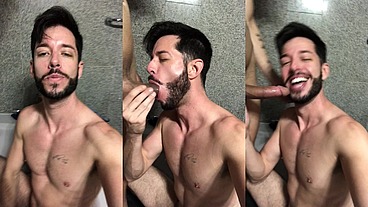 Brincando com o pau do meu amigo