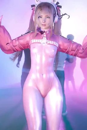 3D Blonde Asian Stripper Naked Her Skinny Body Got Fucked so Hard