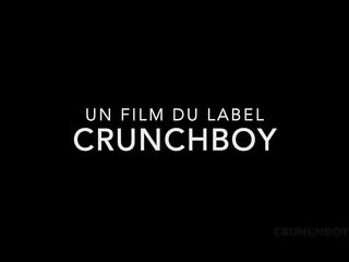 2 lesbos banged by XXL jock