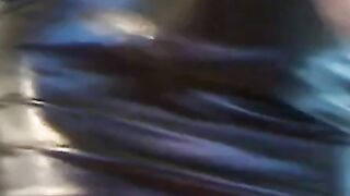 LatexyTeen - Masturbation in High Heels & Glasses with Teasing Striptease