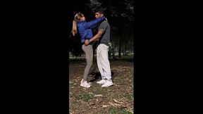 Amateur Latina wife gives a sultry blowjob to her husband's friend with a