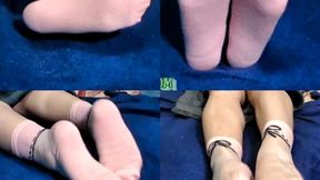 Sock Show: cute pink socks **MP4**