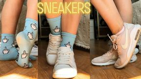 Bad Girl Socks & Sneakers: 5-Minute Shoe Play 👟🖕