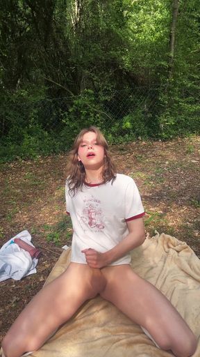 Big-titted teen amateur on OnlyFans shows her juicy pussy