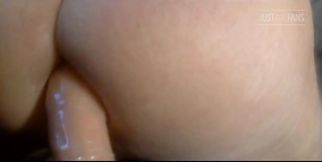 POV Dildo deep in my ass
