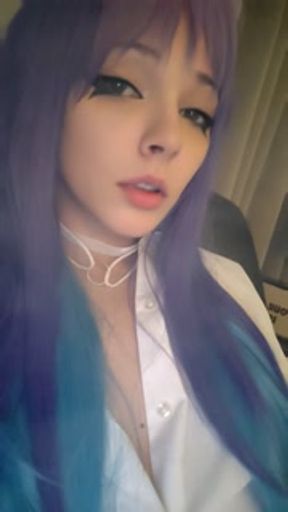 Cute Anime Girl smoking a cig(full vid on my 0nlyfans/ManyVids)