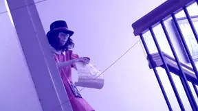 Glasses girl artist gets fucked by a thief