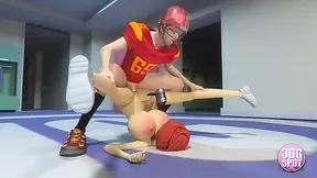 Curvy Tutor Pleasures Star Quarterback After Class in Hot Study Session