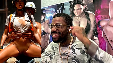 Tight Juicy Bald Pussy Female Construction Worker Fucking Her Co-Workers, AI Generated