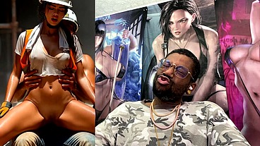 Tight Juicy Bald Pussy Female Construction Worker Fucking Her Co-Workers, AI Generated