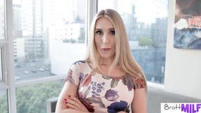 Sexy Mature Stepmom Sarah Taylor Helps Stepson Loosen Up by Making Each Other Cum S8:E9