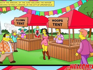 Bang Tent! Springfield's Carnival has begun! The Simptoons, Simpsons porn