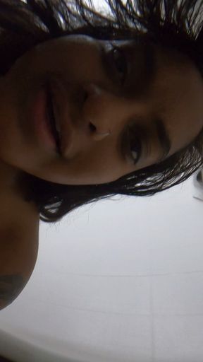 Bathtub Shave and Glass Dildo