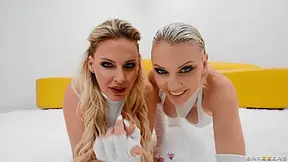 Kenzie Taylor, Manuel Ferrara And Marie Phoenix - Double Blonde Domme Fantasy