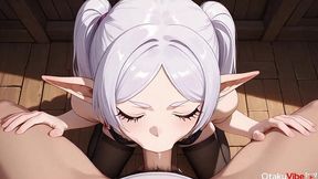 stark took the opportunity and fucked the exhausted freeren in the tavern [ai]