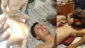 amigos comemorando a aprovacao do cursinho em sexo