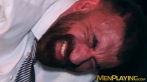 Daddy Joe Gets Fingered & Banged By Classy Executive Sir Peter