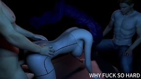 3d cute asian slut have cuckold sex with big dick and got orgasm