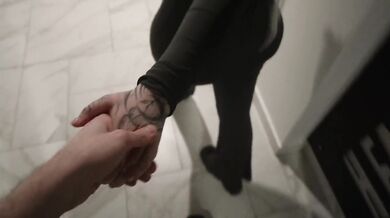 Hard Fucked Stranger In The Mouth In The Elevator, Public Sex With A Housemate