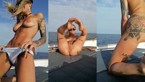mini hard video striptease exhib sur le yacht