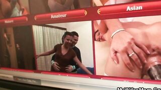 The young son-inside-law planted his mother-inside-law on the cock