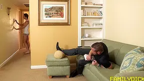 Stepson Liam Eagerly Blows Horny Stepdad Myles - Forbidden Family Fun