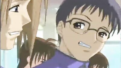 Kinky professor pounds nerdy anime chick with his big dick