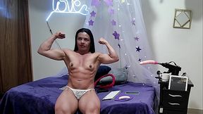 martinaxxx - sexy fitness woman with her lingerie wants to show her muscles and beautiful body