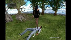 A885 Lady Kara Blackrose in Trampling 3D