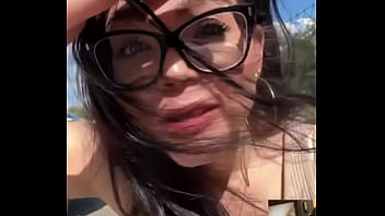 Smoking outside in my Glasses and Joking