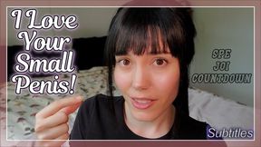 I Love Your Small Penis! - A real talk moment with Lunasha as she praises small dicks which makes her horny so she worships yours and gives you JOI and a cum countdown (Subtitled)