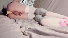 【unseen M】伪娘喜欢大鸡巴用屁穴炮机自慰