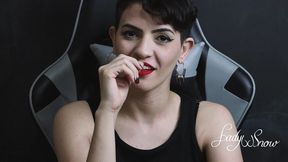 joi - punheta guiada com strapon/ pegging - lady snow brasil
