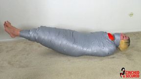 Riley Jane - Massively Gagged Beauty Gets Blanket Bound & Mummified (WMV Format)