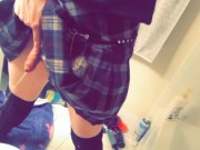 Peeing in my skirt