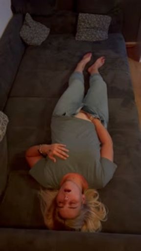 Masturbation Jeans Sofa Multiple Orgasms Twice &amp; Clyde Watches Rubbing