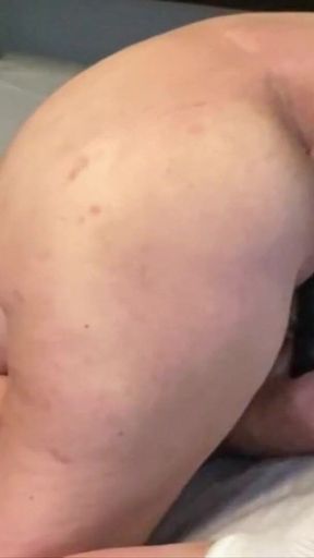 Mature Granny Gets Her Assfucked Hard Doggystyle Anal Jackoff on Cheeks Cumshot MILF