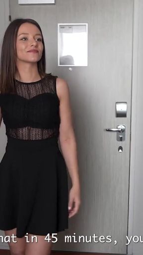 A Hot Little French Bourgeois Girl Wants Her Pussy Pounded Hard Before The End Of Her Lunch !!!   Clip 1