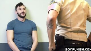 In custody jock sucks cock and rawrides out