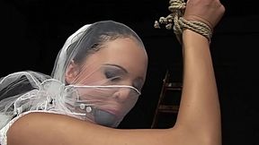 Bride's ordeal is with painful bondage, and painful sex. Introducing: Regina Moon