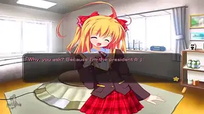 Blonde Hentai Queen Takes Presidential Power for Steamy Cosplay Fun