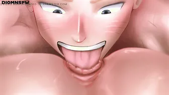 Naruto and Sasuke hardcore anime fuck in fantasy hentai scene