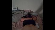 Latina on her knees Giving sloppy top and taking Backshots