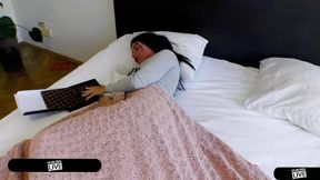 Katarina Rina Vibes Clit as Dean Pounds Her Shaved Cunt!
