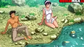 Maid Teases Masters with Steamy Twins Seductive Hentai Pleasures