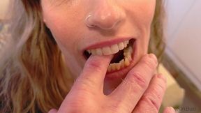 Predator's Bite! Sharp Teeth, Vampire Fangs & Dominant Teasing POV